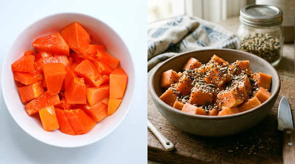 Difference between papaya and papaya chaat