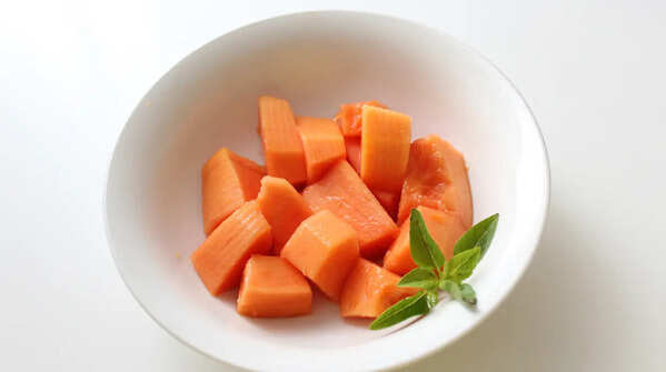 What happens when you eat plain papaya and papaya chaat