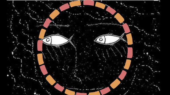 The woman's face
