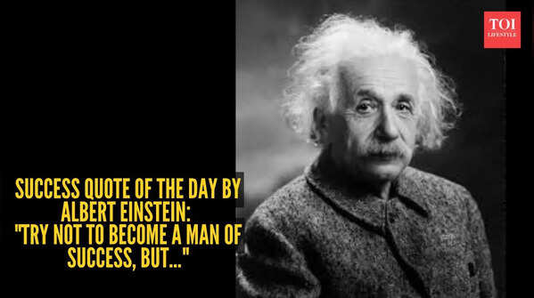 Einstein on what truly matters in life