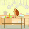 Keep kitchen corners behind appliances cleaned