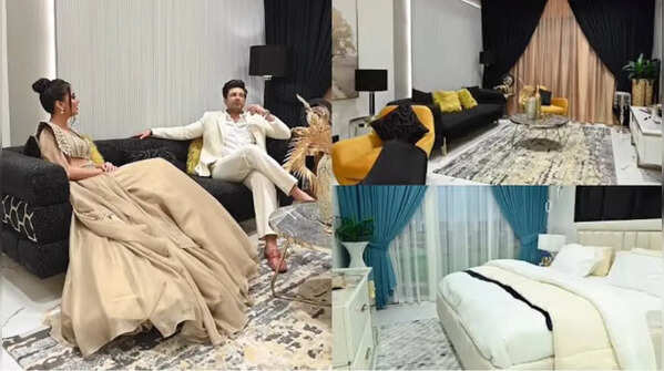 From large balconies with a private pool to a massive living room: Inside Karan Kundrra and Tejasswi Prakash’s opulent Dubai house