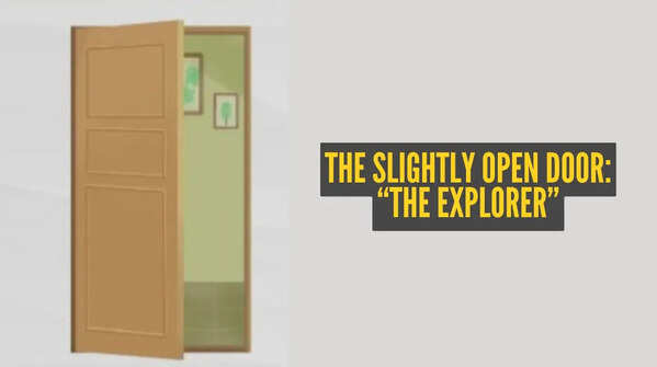 The cracked door