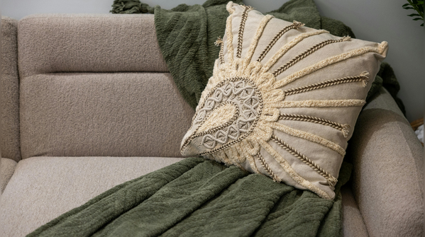 Include natural textures with abstract layering