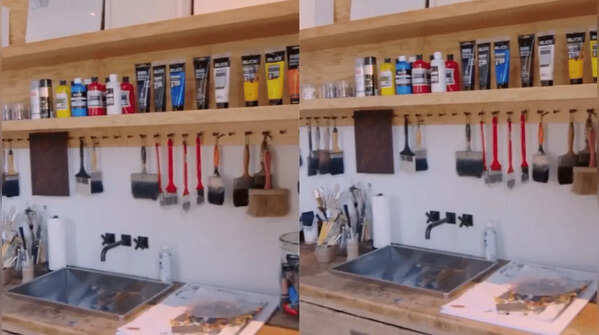 Kitchen with retro theme