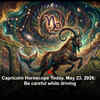 Article image for: Capricorn Horoscope Today, May 23, 2026: Be careful while driving