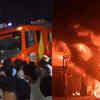 Article image for: Delhi's Shastri Park furniture market blaze sparks chaos, fire tenders pelted with stones over delayed response; watch