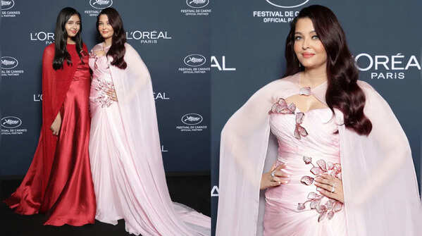 Aaradhya Bachchan made her red carpet debut too