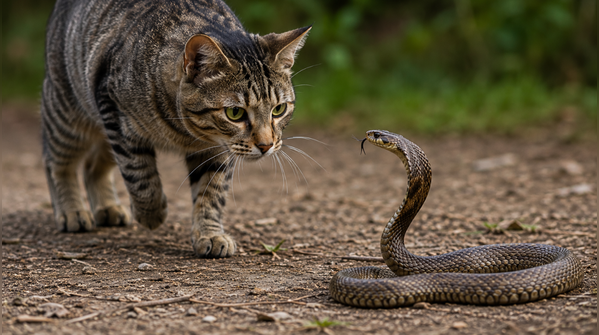 Cats can sense snakes in ways humans simply can't
