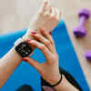 A smart fitness tracker or watch