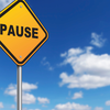 Take brief, intentional pauses