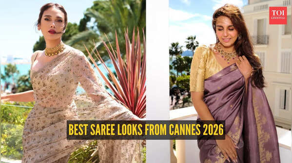 Top 5 saree looks from Cannes 2026
