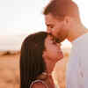 Kissing on forehead