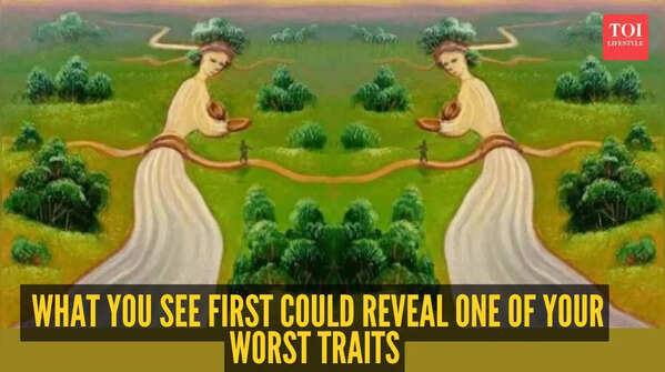 Optical illusion personality test