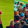 Article image for: Ugly scenes! Fans misbehave with cheerleaders; police intervene - Watch