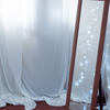 Create a dreamy effect with sheer curtains