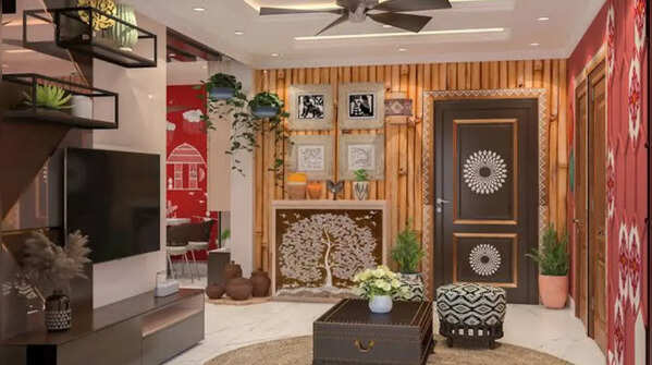 Decor items made of brass and antique pieces
