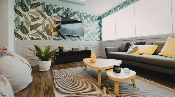 Make a bold statement with wallpapers