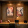 Elegant lighting adds to the luxurious look