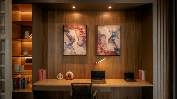 Elegant lighting adds to the luxurious look
