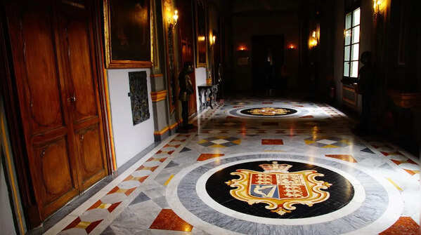 Marble Inlay Flooring