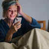 Checking your phone first thing in the morning