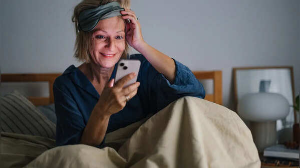 Checking your phone first thing in the morning