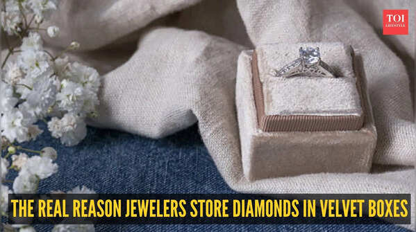 Why diamonds always come in velvet boxes