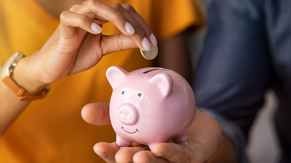 Saving before spending