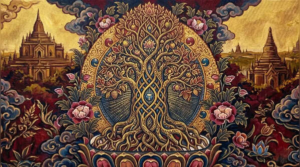 The tree of life painting