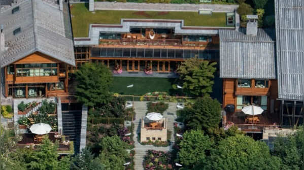 A massive lakeside estate