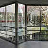 Fabric laminated glass