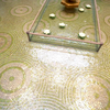 Indoor fountain with Italian mosaic flooring