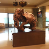 Article image for: Elephant sculpture in a single wood piece