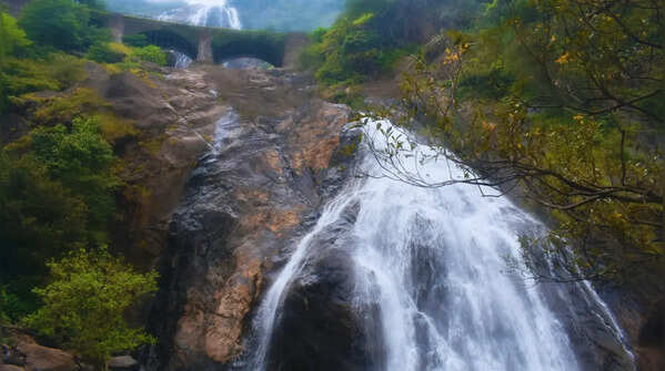 Dudhsagar Falls in Goa–Karnataka border