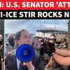 Article image for: New Jersey On Boil: Sen. Andy Kim 'Attacked With Peppers' As Anti-ICE Protesters Clash With Fed Cops