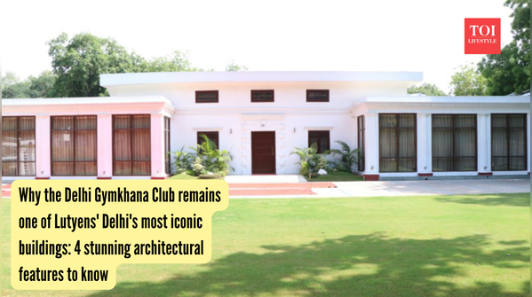 Why the Delhi Gymkhana Club remains one of Lutyens' Delhi's most iconic buildings: 4 stunning architectural features to know