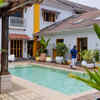 Poolside serenity