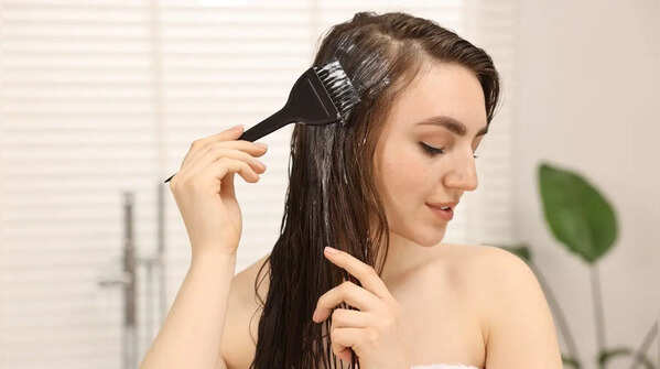 Apply natural hair masks