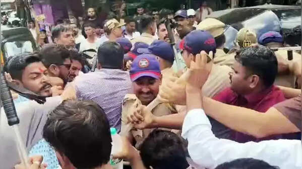 Heated arguments quickly turned into a law-and-order issue