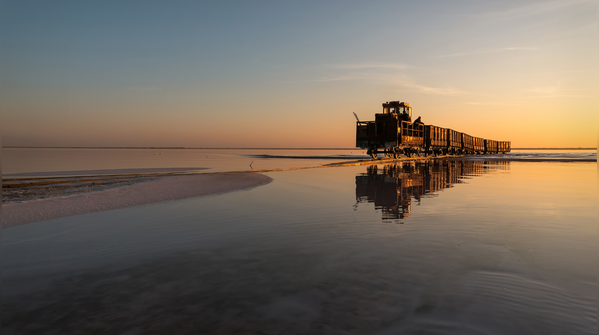 Burlinskoye Salt Lake, Russia