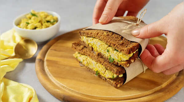 Tofu and Veggies Sandwich