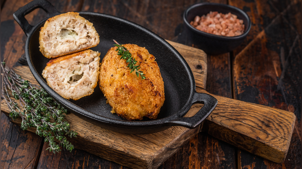 Breaded cutlets and coated snacks