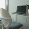 Wall-mounted desks are convenient in remote working environments