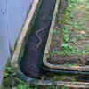 Spaces near water tanks, drains, and bathrooms