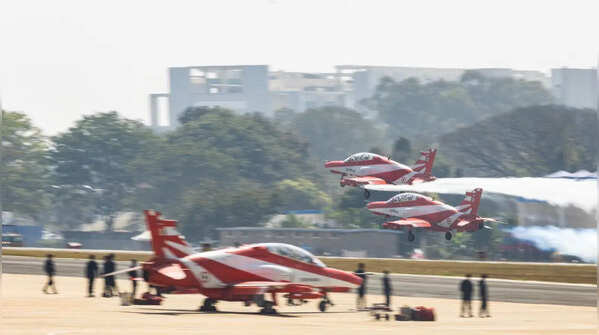 The Red-and-White Hawk Mk-132 Jets