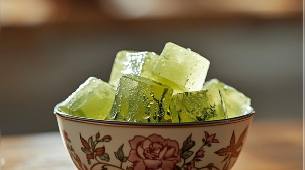 Green Tea Ice Cubes