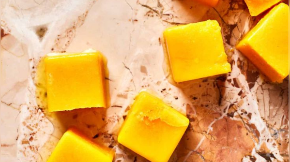 Turmeric and Milk Ice Cubes