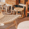 Rattan and wicker pieces