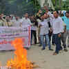 Article image for: AJYCP burns CM’s effigies in Jonai to protest price rise